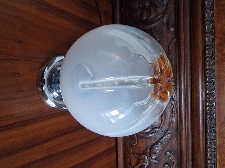 Lampka nocna stołowa Mazzega z wyspy Murano
