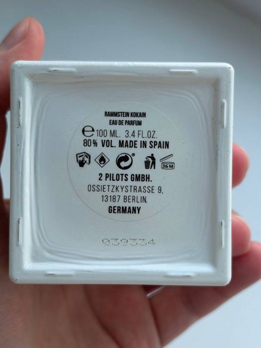 Rammstein Kokain Eau de Parfum, 100 мл
