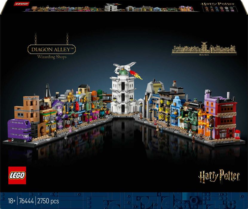 Конструктор LEGO Harry Potter Алея Діаґон.Чаклунські крамниці (76444) Новий!