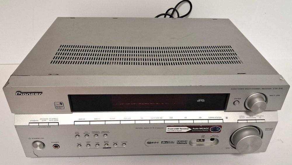 amplituner PIONEER VHS516S + 5 głośników