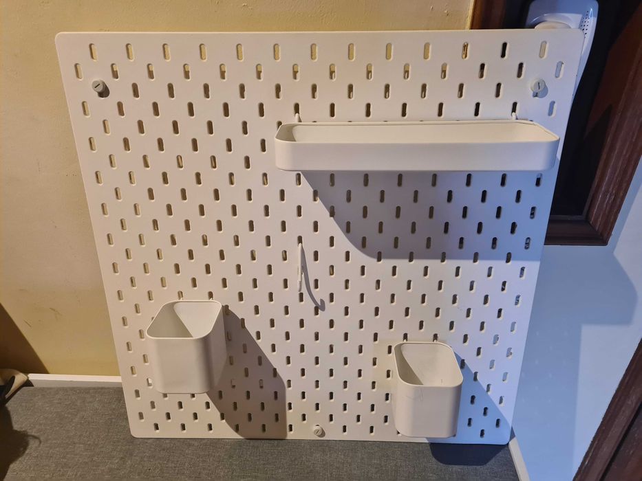 Arrumação de parede com acessórios