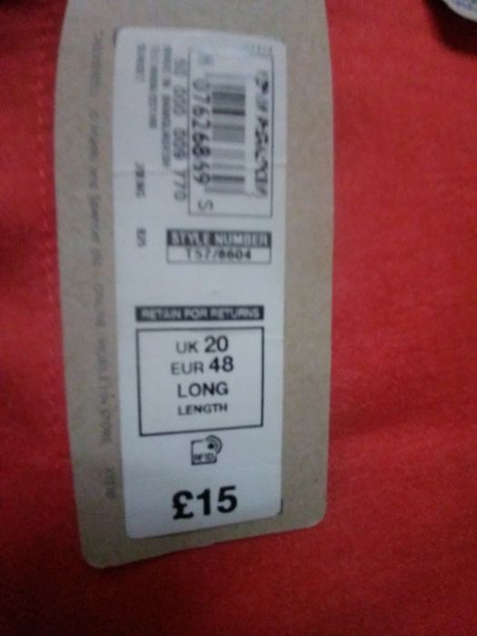 Стрейч джинси джегінси Marks&Spencer для пишних форм.