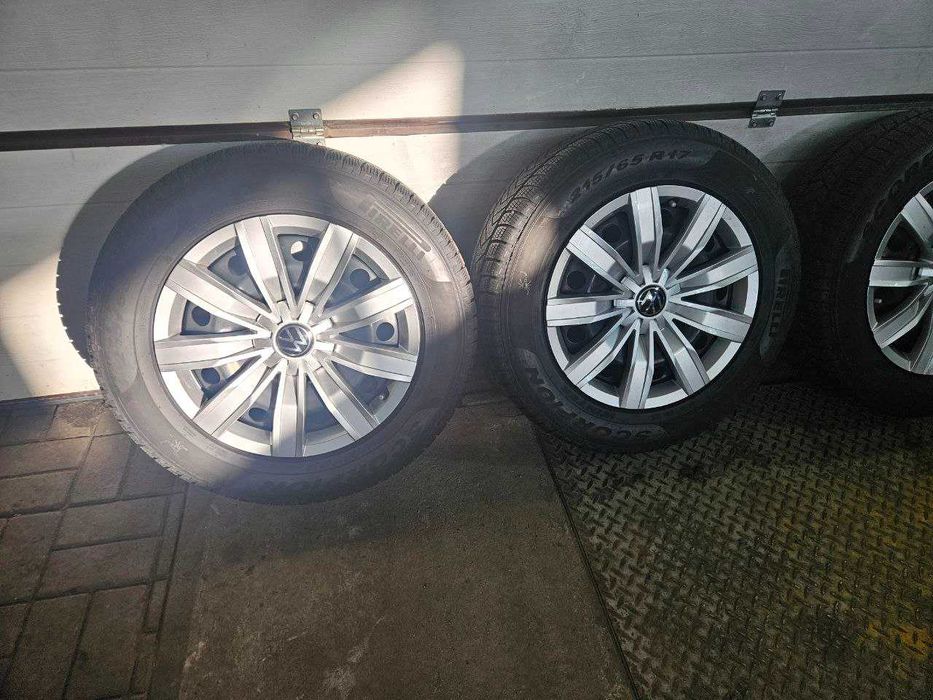 Диски в зборі VW 5/112 R17 6.5J ET38 dia 57.1mm + шини + колпаки