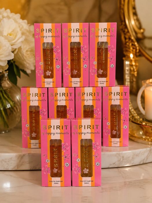 Zestaw perfum SPIRIT of happy moments – 9 sztuk – nowe