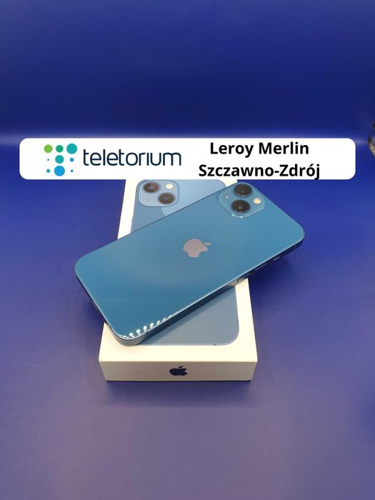 Jak nowy Iphone 13 128GB/Bat 83%/Gwarancja/Teletorium Leroy Merlin