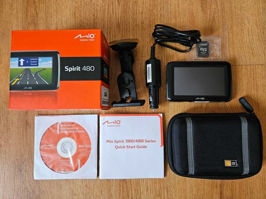 Nawigacja samochodowa Mio Spirit 480 - full zestaw, sprawna !!!