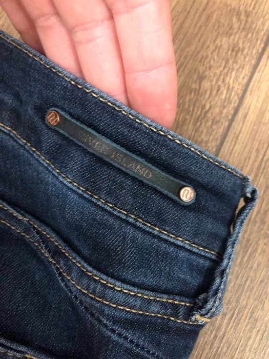 Jeansy spodnie niebieskie skinny