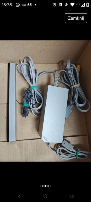 Konsola Nintendo Wii komplet  plus ...gitara .