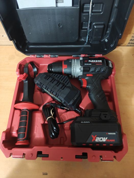 Шуруповерт Parkside Performance PSBSAP 20 ударний безщітковий + акб-4Аг + зарядка 4,5А