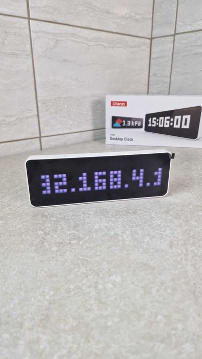 Ulanzi tc001 smart pixel clock zegar led pixel art 256 diod