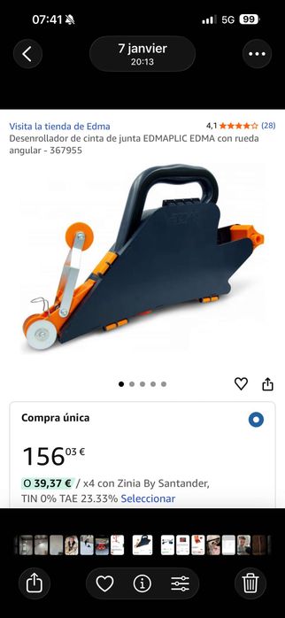 Desenroladore de banda de junta para Pladur