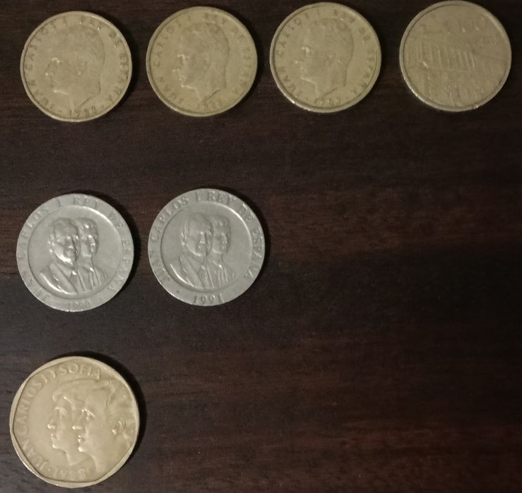 Moedas Europa. ESPANHA. Pesetas.