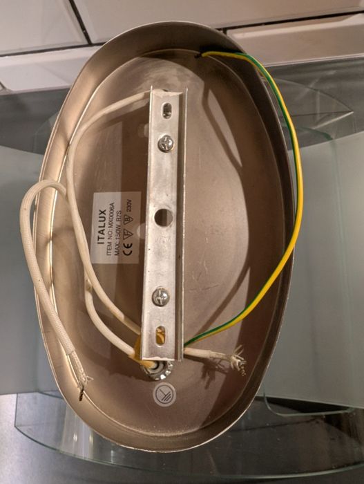 Lampa sufitowa Italux modern szkło