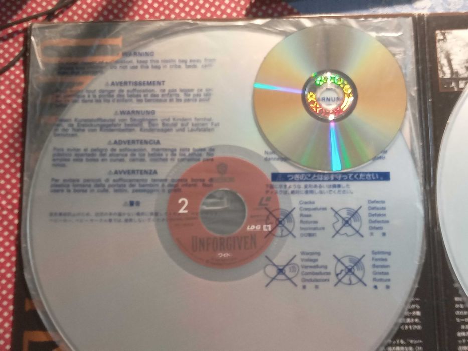 Laser Disc  LD  фильм "Непрощенный" 1992г. регион NTSC j