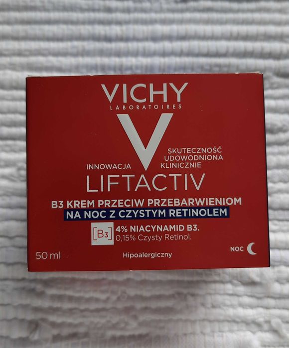 Vichy Liftactiv B3 krem przeciw przebarwieniom na noc z czystym retinolem, 50 ml