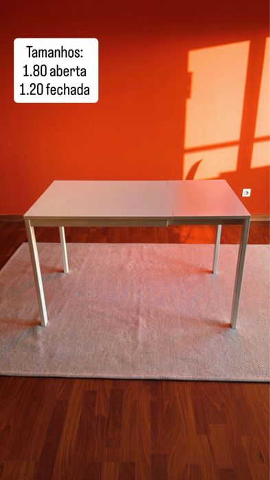 Mesa extensivel branca