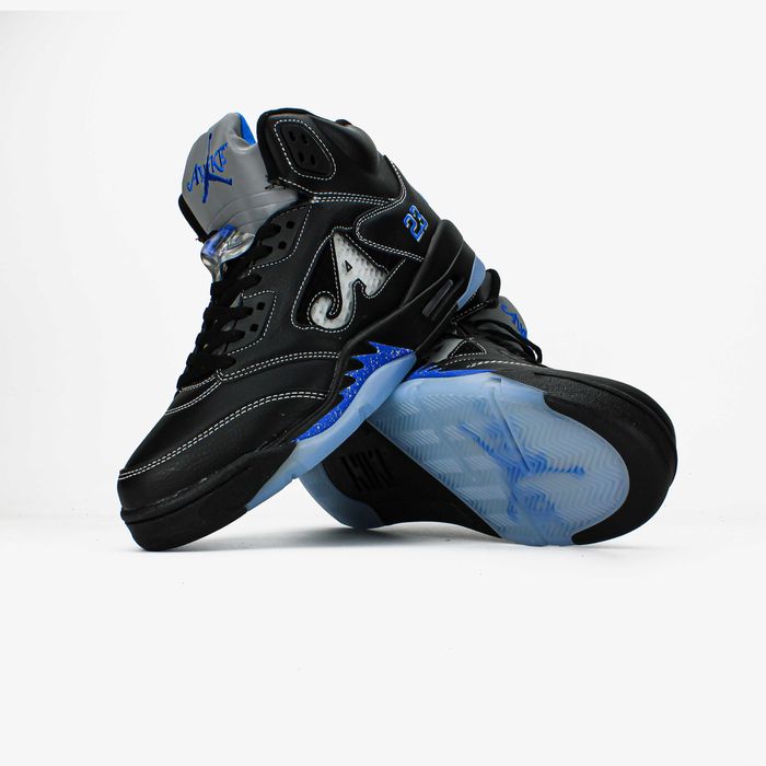 Мужские кроссовки Nike Air Jordan 5 Retro OG Black Metallic Reimagined