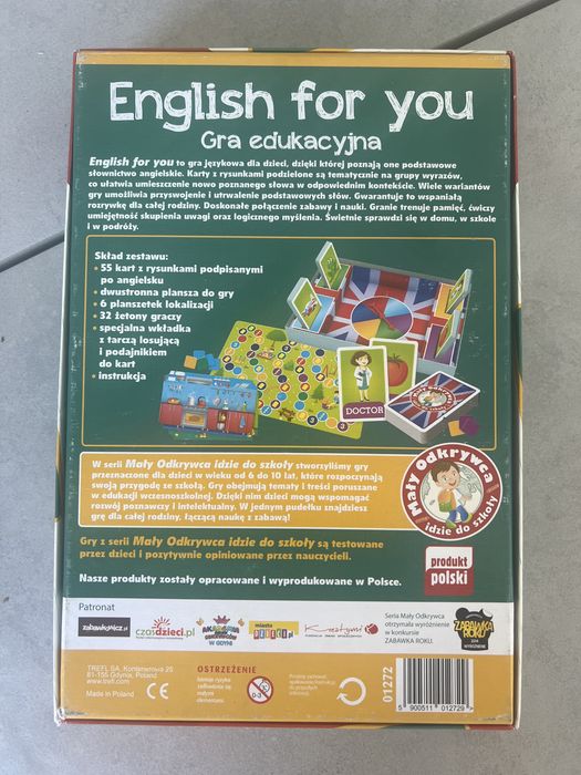 Gra edukacyjna English for you