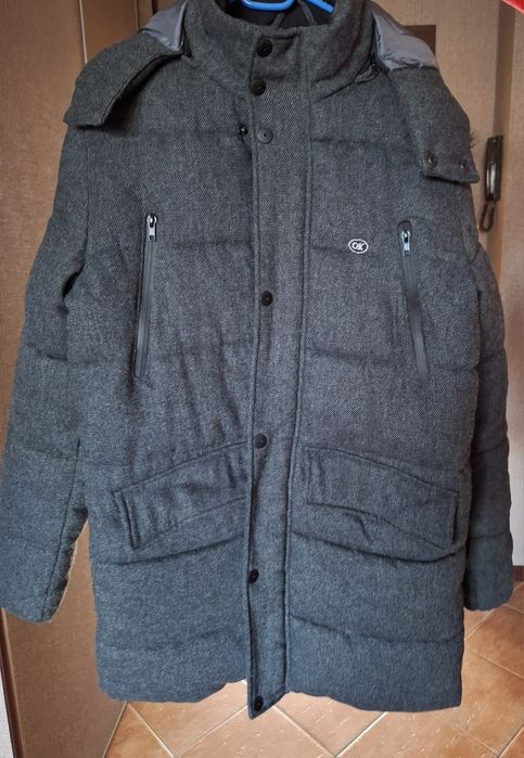 Męska kurtka zimowa wełniana S