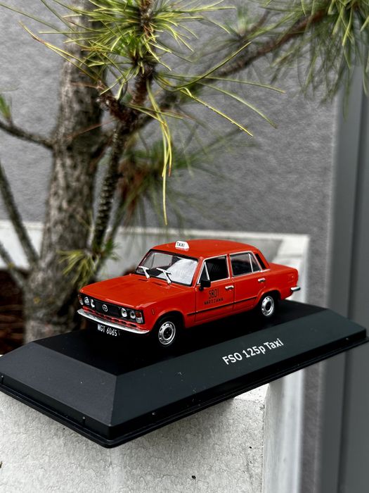 FSO Fiat 125P TAXI-auta PRL,legendy FSO,premium,autka,model