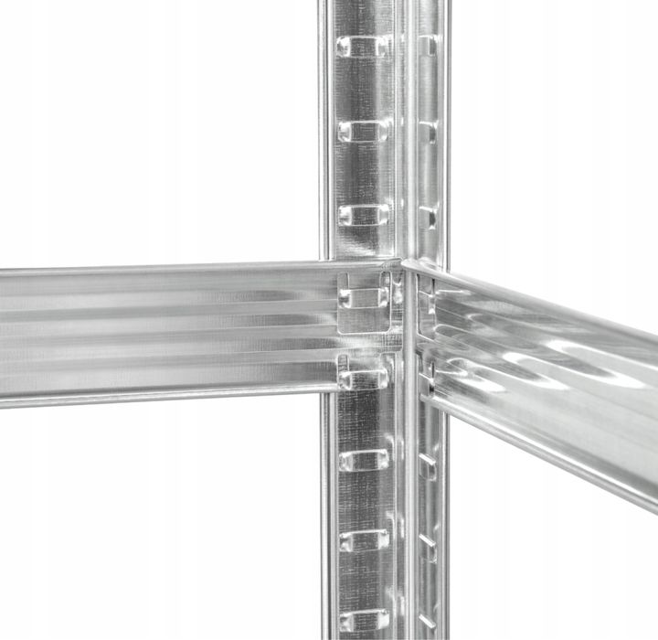 Стелаж металевий 2в1 5 полиць гаражний 180х90х40см 750кг Rebel Польща