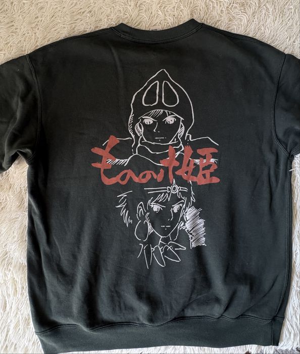 Світшот / кофта uniqlo ut x studio ghibli "princess mononoke" ( студія Гіблі принцеса Мононоке)