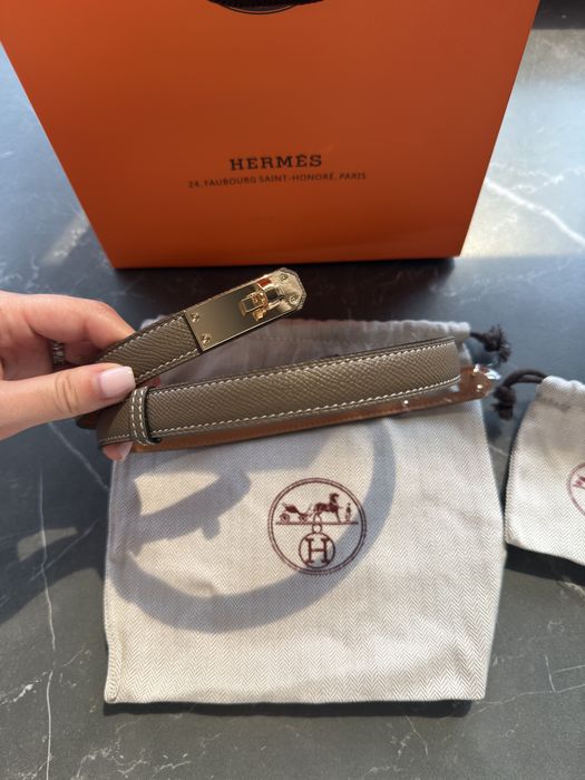 Ремінь Hermes шкіряний