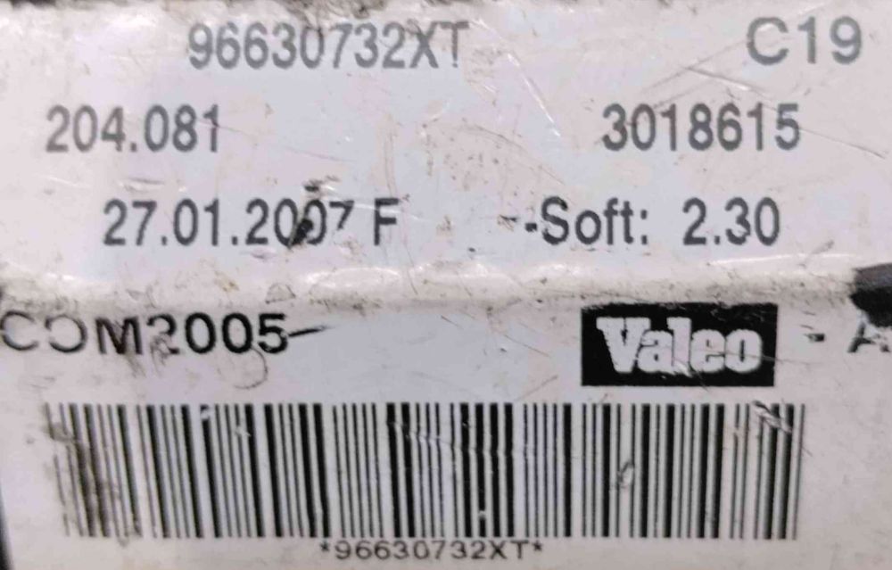 Conjunto / Manetes de Luzes e Limpa Vidros 96630732XT - PEUGEOT 207/207+