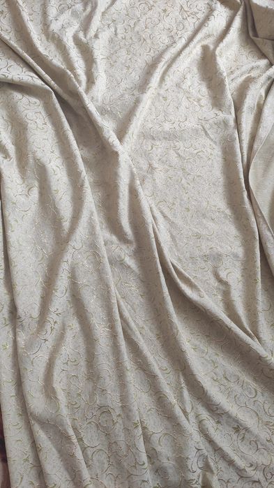 Штори оливкові кімната зал