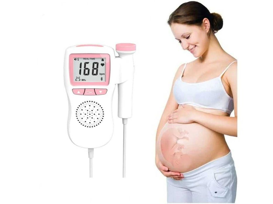 Monitor Aparelho para ouvir batimentos cardiacos coração do bebe