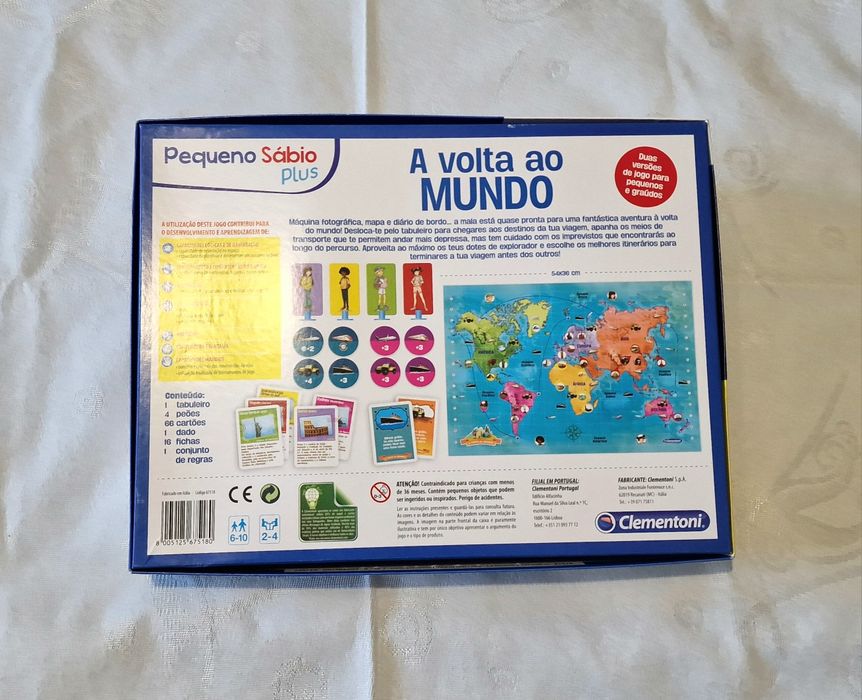 Clementoni Pequeno Sábio Plus A Volta ao Mundo