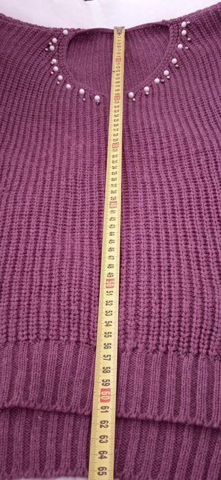 Sweter nowy fioletowy ciepły