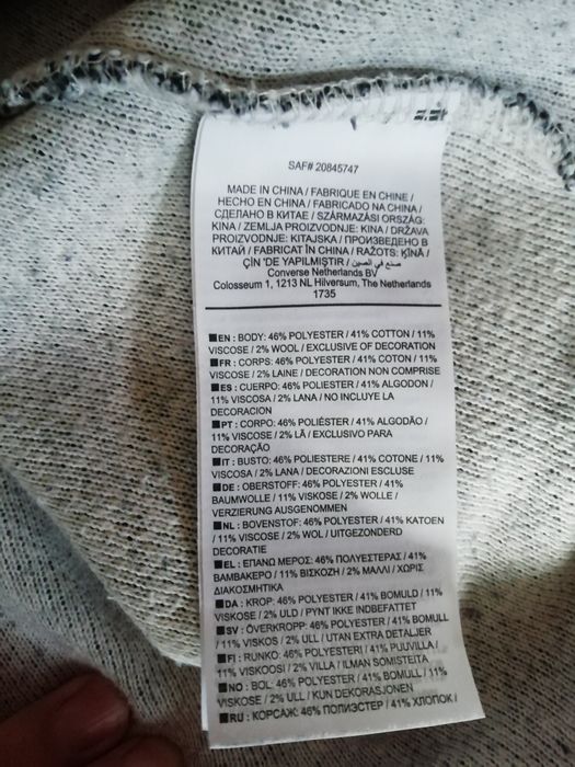 Converse bluza roz M