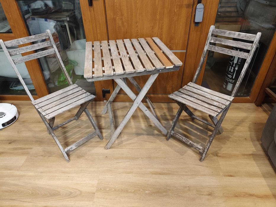 Conjunto de Jardim Mesa+Cadeiras Só 12euros