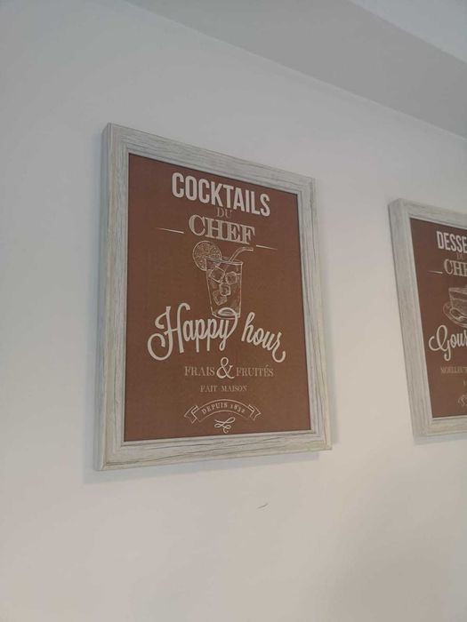 Pack 3 quadros Kitchen&Living