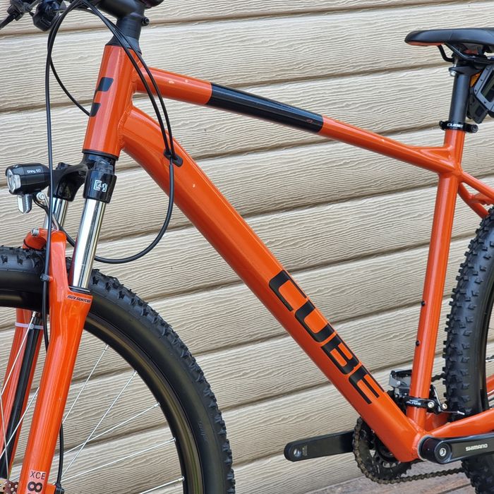 ‼️29 27.5 CUBE AIM Shimano. Disc Гідра. Вилка 100mm Світло LED 100мм.‼