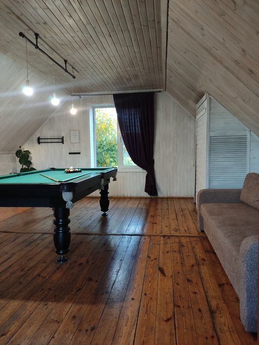 Баня біля ставка, подобова оренда будинок на свята, більярд,лазня