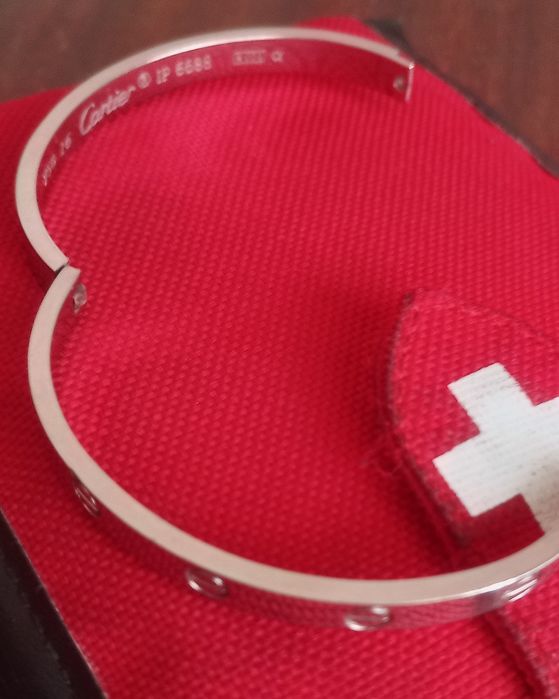 браслет cartier love 750  17 розмір ip 6688