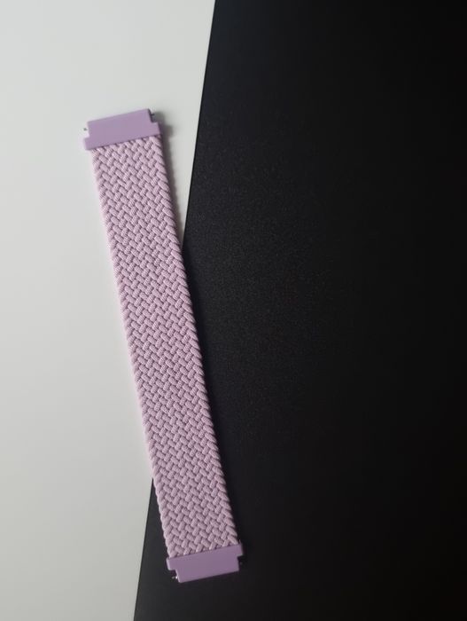 Pasek plecionego materiału 20 mm do zegarka Samsung, Huawei, Amazfit,