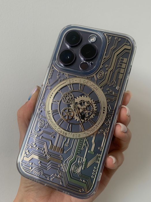 Чехол на iPhone 14 Pro силиконовый с MagSafe