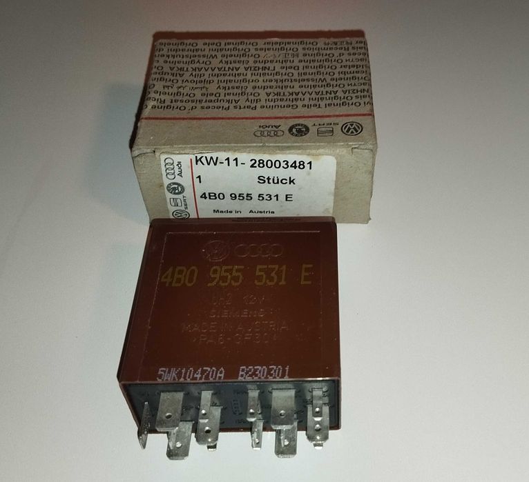 Przekaźnik wycieraczek Audi, Seat, Skoda, VW