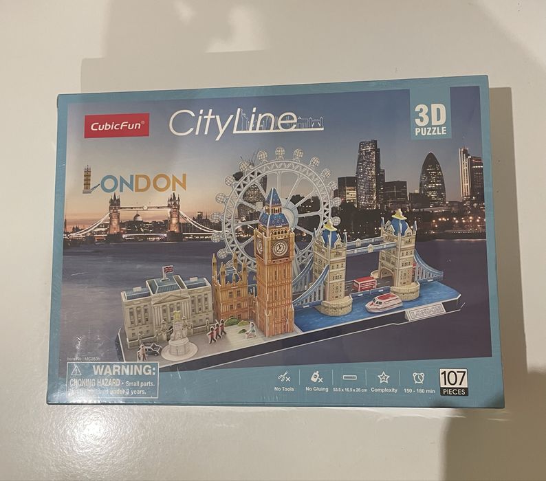 НОВИЙ ЗАПАКОВАНИЙ 3D puzzle CubicFun London