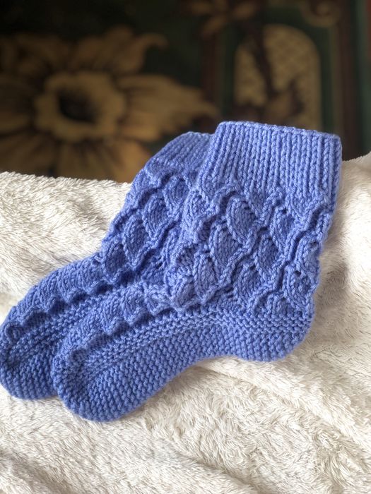 Продаю теплі вʼязані шкарпетки