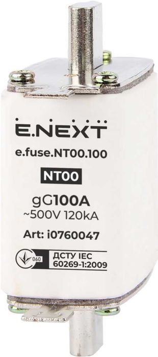 Запобіжник плавкий e.fuse.NT00.100, габарит 00, 100А  i0760047