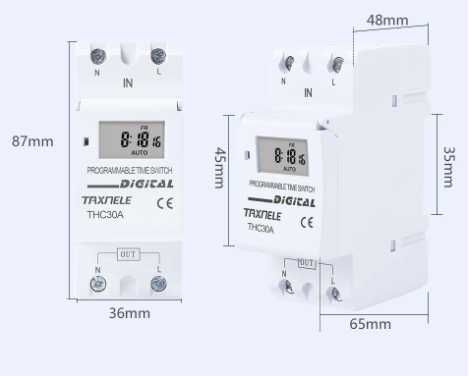 Interruptor de tempo digital relé