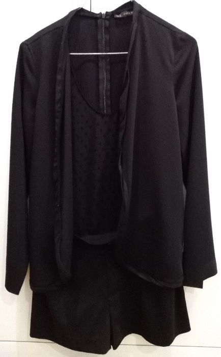 Macacão preto Zara novo (ainda com etiqueta)