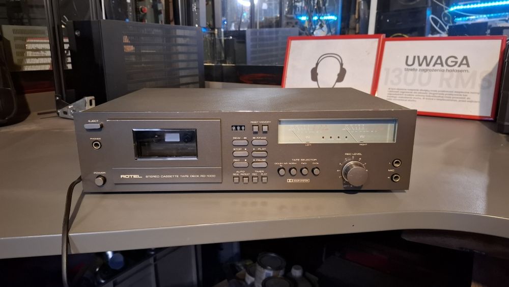 Rotel RD-1000 – deck kasetowy stereo | vintage