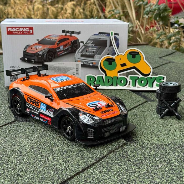 Дрифт машинка на радиоуправлении Nissan GTR Orang 1:16 4WD