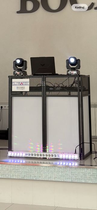 Stół DJ stanowisko + półka aluminiowa
