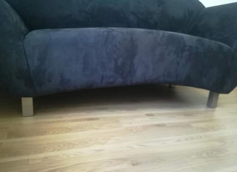 Sofá veludo preto